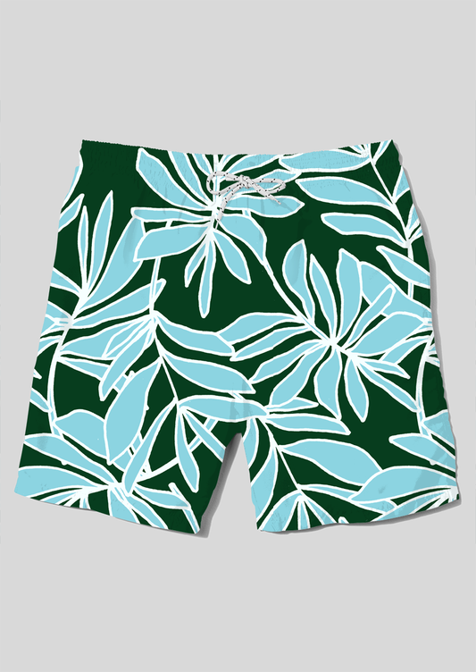 0899E- Large Deep Green and Blue Foliage