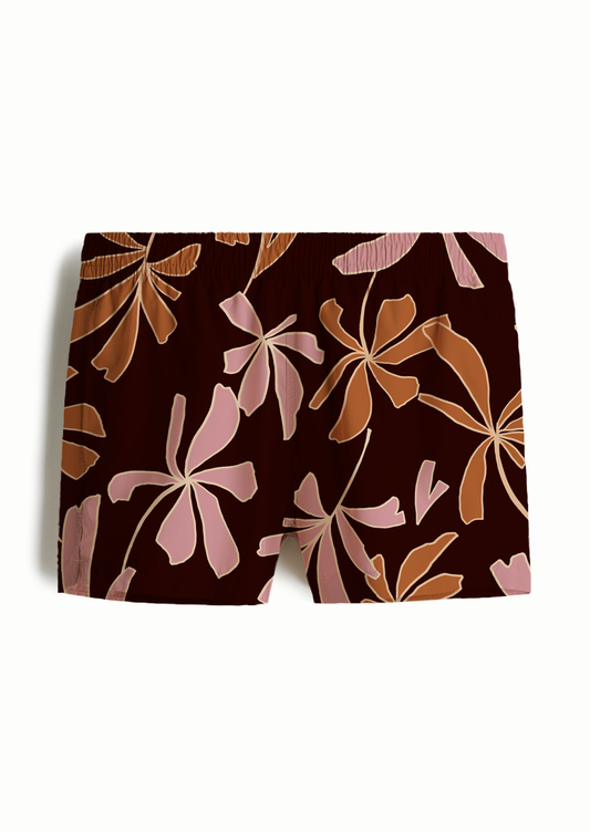 0900D- Large Burgundy Tropical Foliage