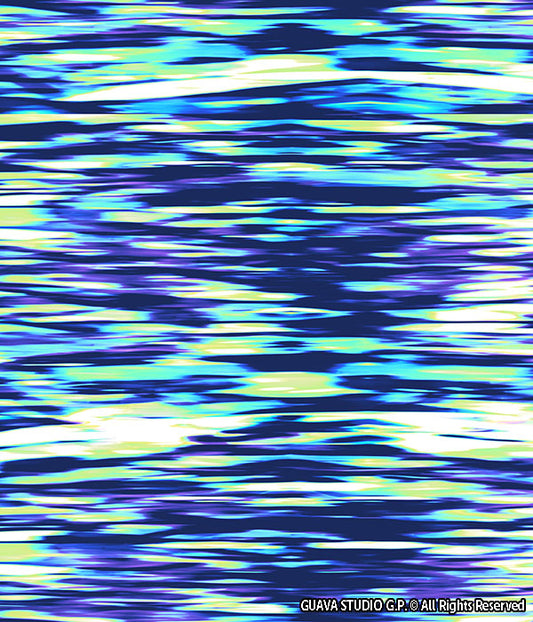 0261F- Dark Blurry Wavy Texture (with Indigo and Teal option)