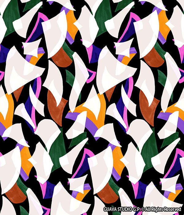0652F- Textured Watercolor Geo