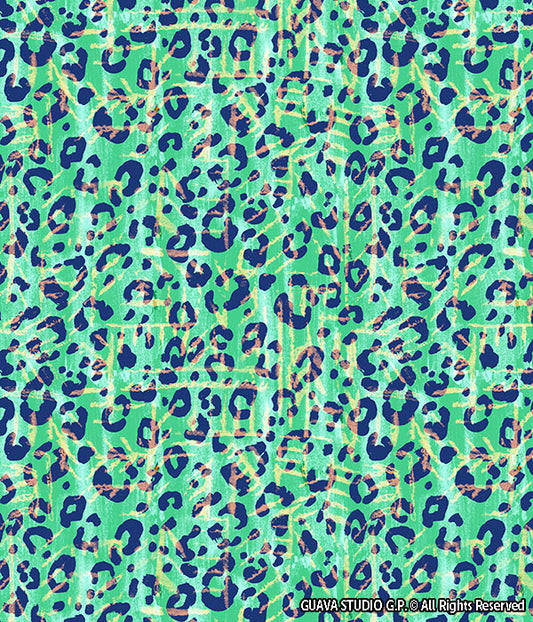 0193A- Colorful Textured Cheetah