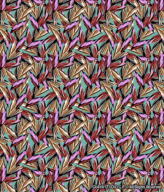 0264E - Vintage Inspired Graphic Tropical (with color options)