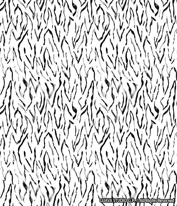 0290A- Black and White Animal Print