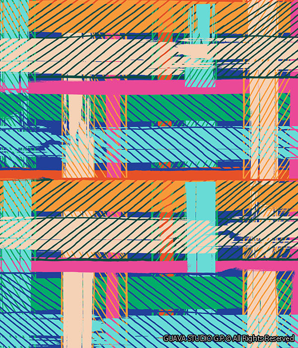 0428A- Textured Colorful Plaid