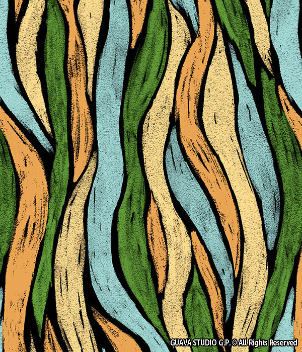 0621B - Hand Painted Tiger Print