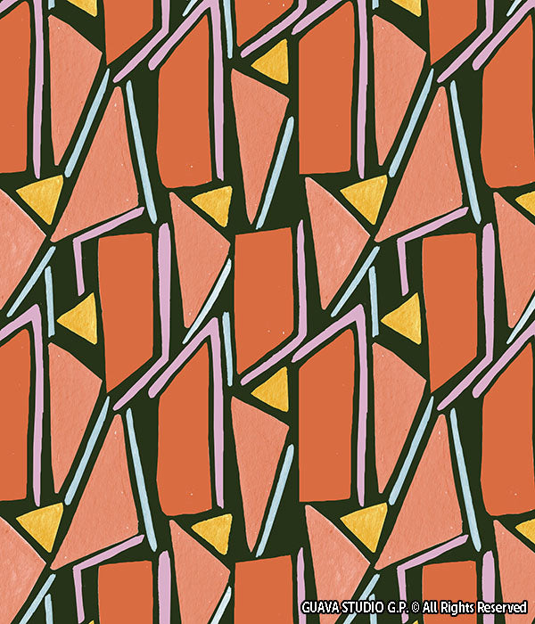 0626B- Watercolor Geometric