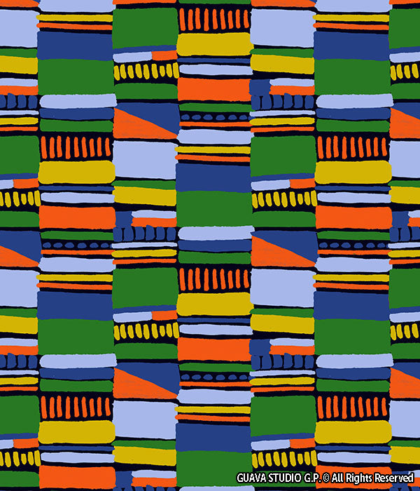 0626E - Geometric Textured Stripes
