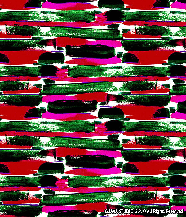 0692A- Distressed Painterly Stripes