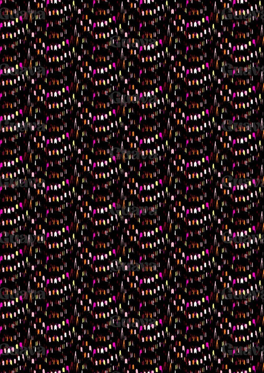 0212A- Colorful Wavy Lace Texture