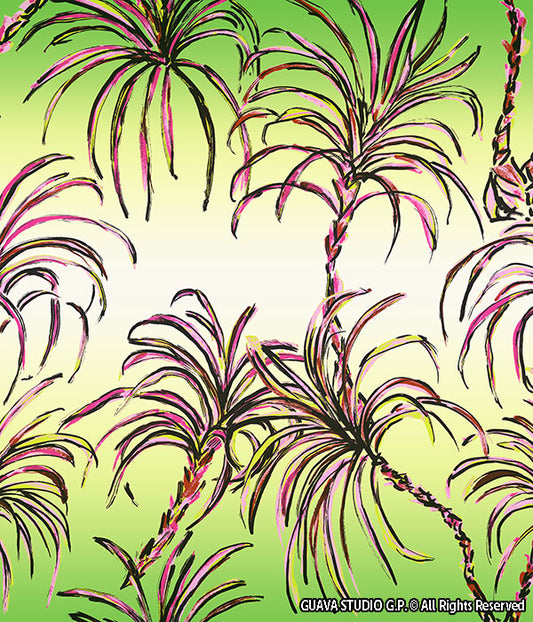 0513A- Brushstroke Tropical Leaves (2 color options)