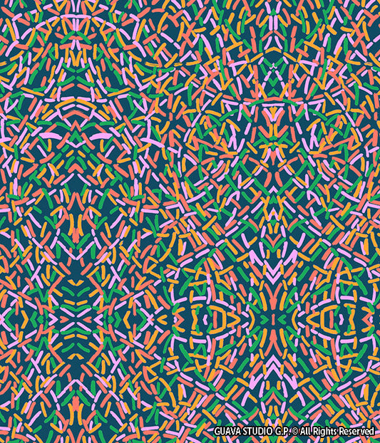 0568B - African Inspired Tapestry Lines