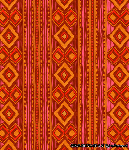 0576C - African Inspired Tapestry Stripes