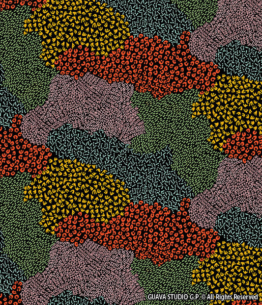 0593D - Textured Patchwork Camouflage