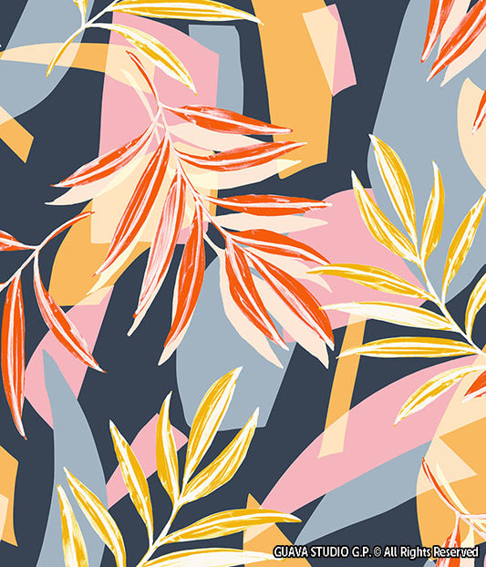 0636A - Sunkissed Palm Leaves and Geo