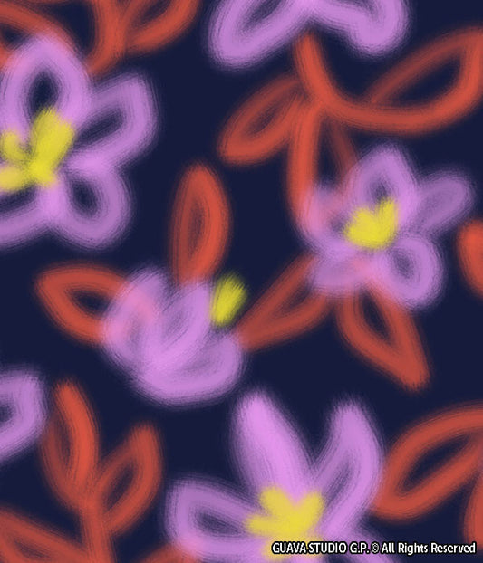 0656C - Spray Painted Floral