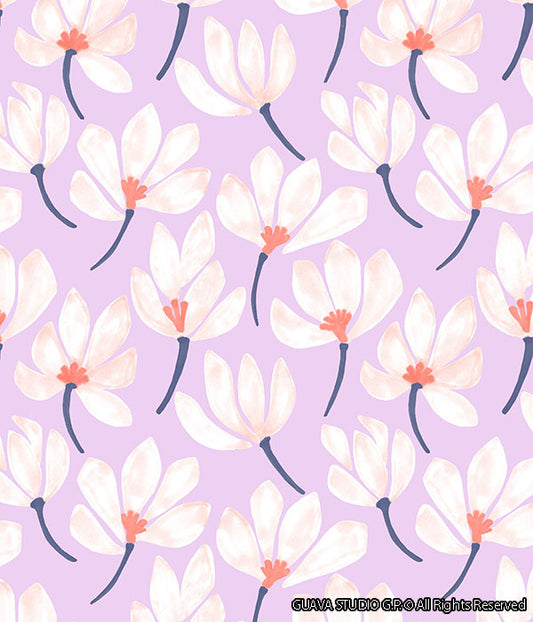 0668C- Pastel Colored Watercolor Floral