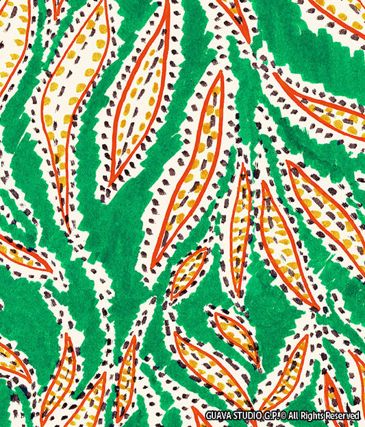 0721B- Paisley Inspired Foliage