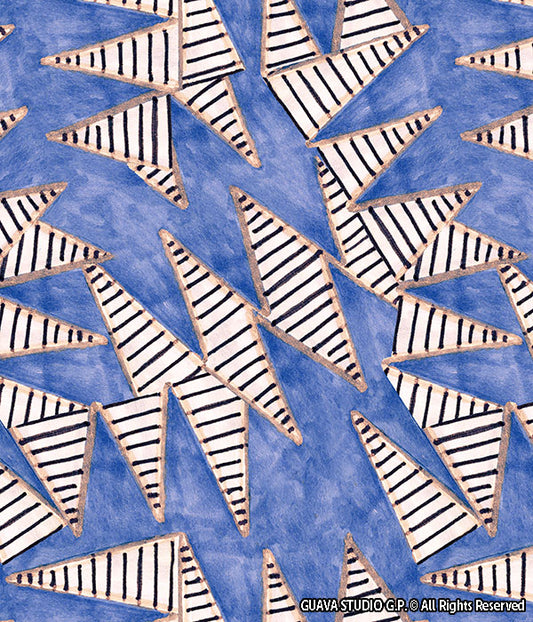 0728A- Batik Inspired Zigzag