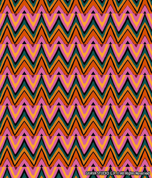 0745J- Fall Zigzag Chevron Style