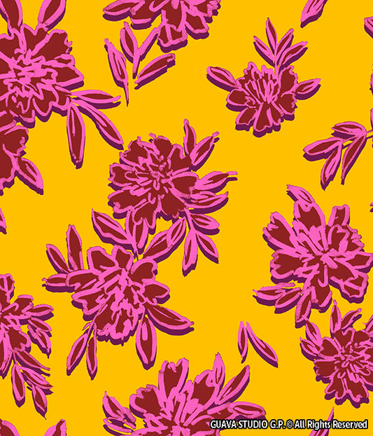 0750E- Yellow and Pink Peonies (2 color combos)