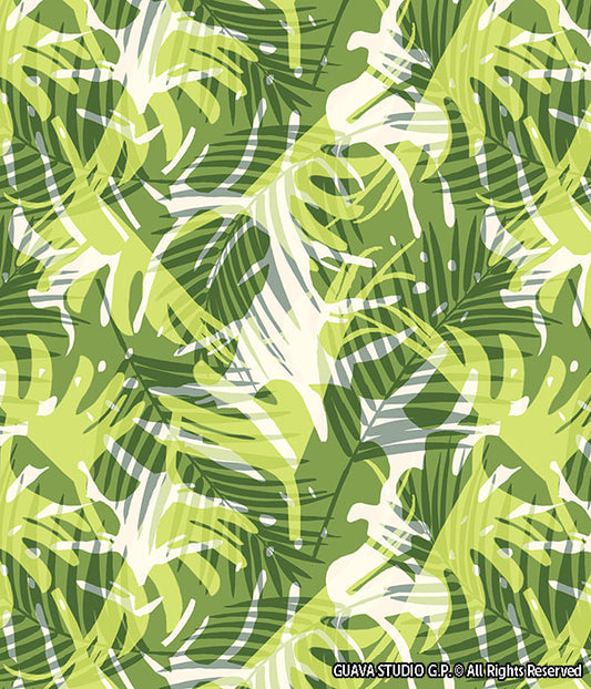 0754A- Layered Soft Green foliage Camo