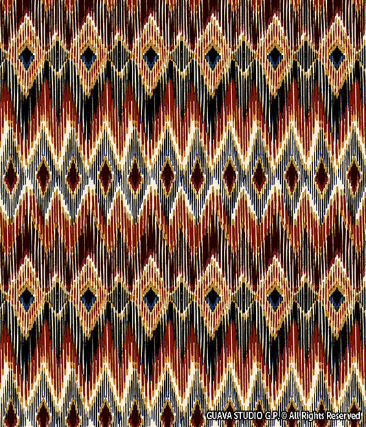 0758A- Fall Hippie Inspired Ikat