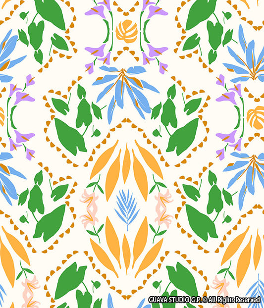 0773A- Soft Cutout Tropical Foliage