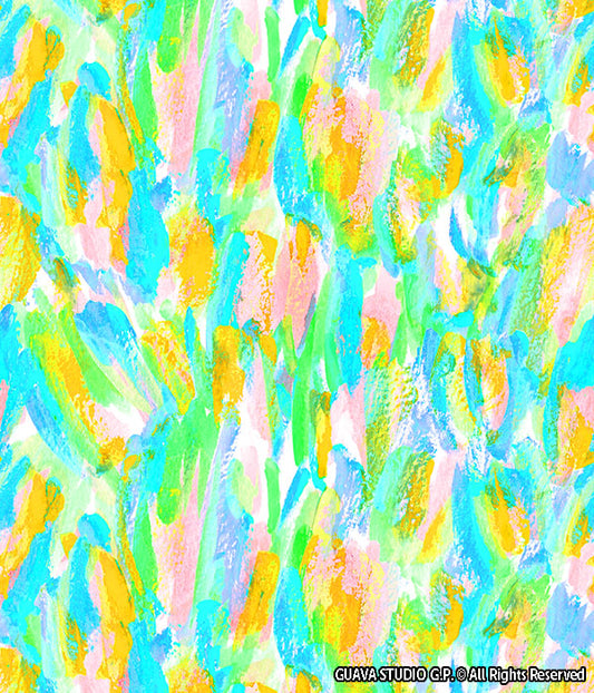 0787B- Y2K Neon Brushstroke Cheetah