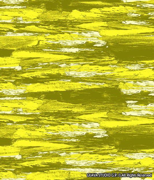 0787C- Chartreuse Green Brushstroke Texture