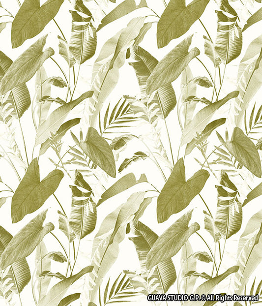 0806D- Pale Green and Beige Tropical Foliage (2 Combos)