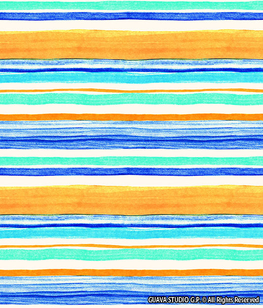 0821D- Brushed Summer Stripes