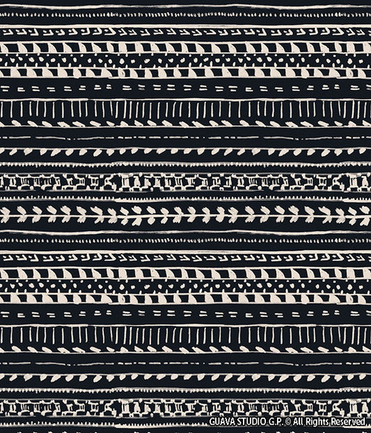 0830C- Y2K Dark Grey & White Batik Stripes