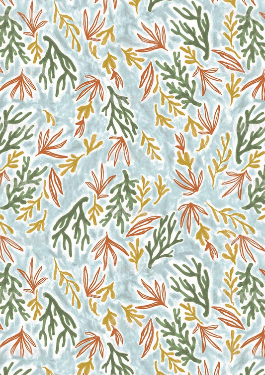 0878B- Delicate Seaside Print