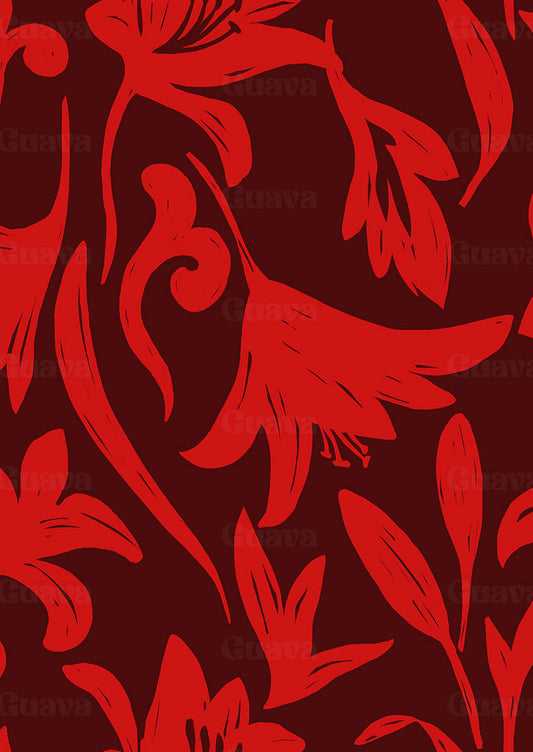 0889B- Large Scale 2 tone Lilies