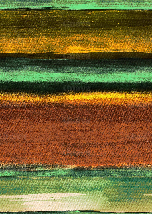 0890B- Emerald and Gold Watercolor Gradient