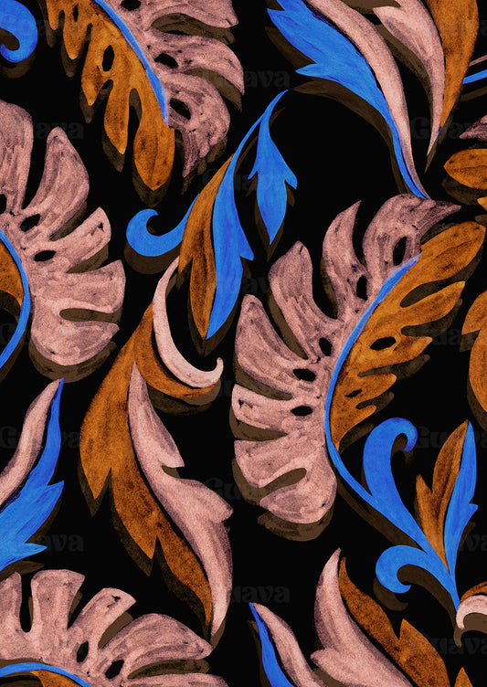 0906G- Dark Ornamental Monsteras