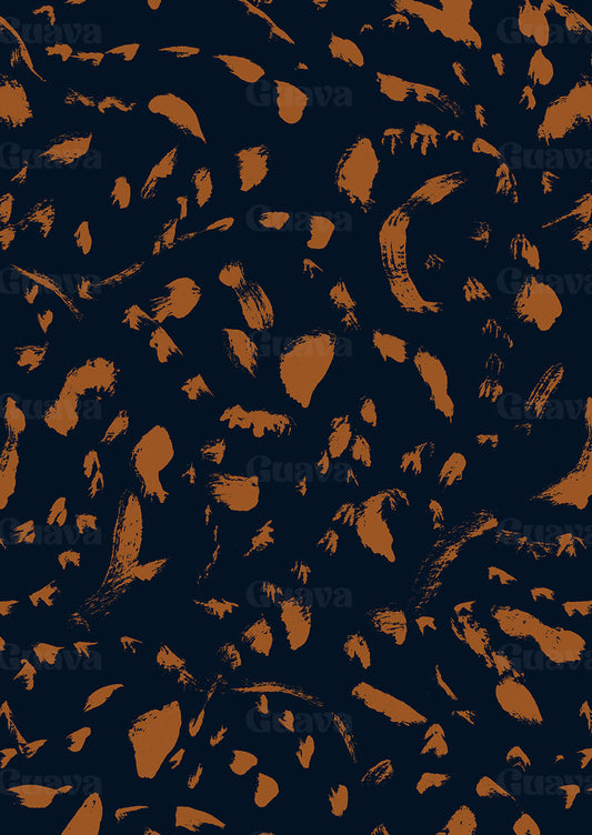 0907A- Dark Navy and Brown Brushed Texture