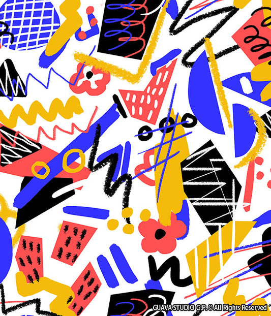 0673A- Colorful Graphic Doodles