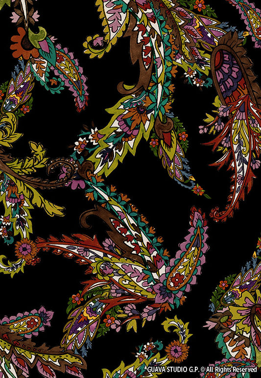 0506B- Dark and Moody Paisley