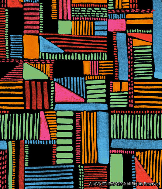 0538A- Colorful Doodle Geometric