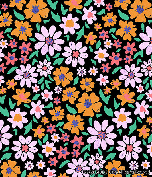 0570A- Hand Drawn Ditsy Floral