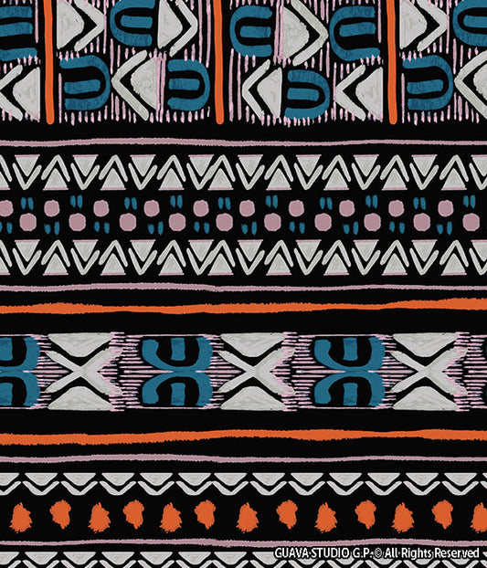 0580C - Hand Drawn Ethnic Stripes